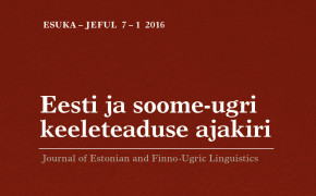 Ilmus järjekordne Eesti ja soome-ugri keeleteaduse ajakirja liivi erinumber “Studies on Livonian II”