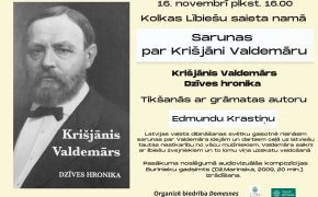 Sarunas par Krišjāni Valdemāru